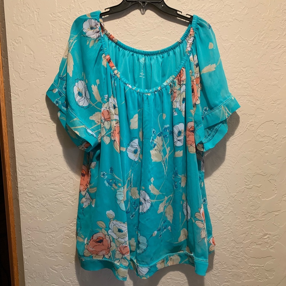 PLUS ST JOHNS BAY BLOUSE
